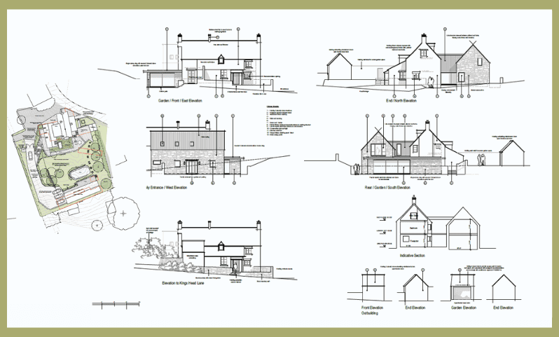 Kings Head drawings and plan