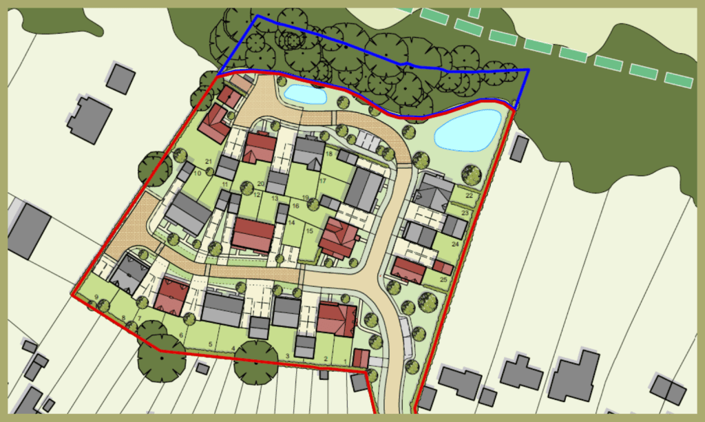 25 homes in Shurdington, Cheltenham